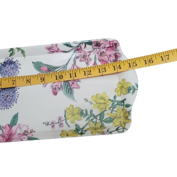 Spring Floral Bloom serving tray / catch all - Picture 2 of 4